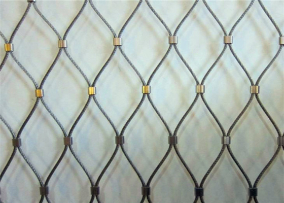AISI316 Black Oxide Woven Type Metal Wire Mesh Animal Enclosure Fence